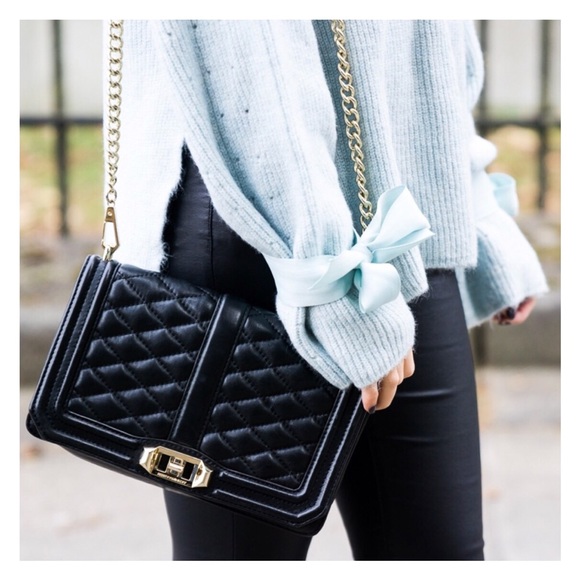 Rebecca Minkoff Handbags - Rebecca Minkoff Black Love Crossbody Bag